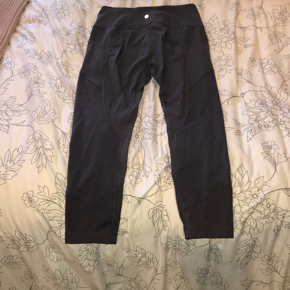 Lululemon High Waisted Charcoal Leggings!
